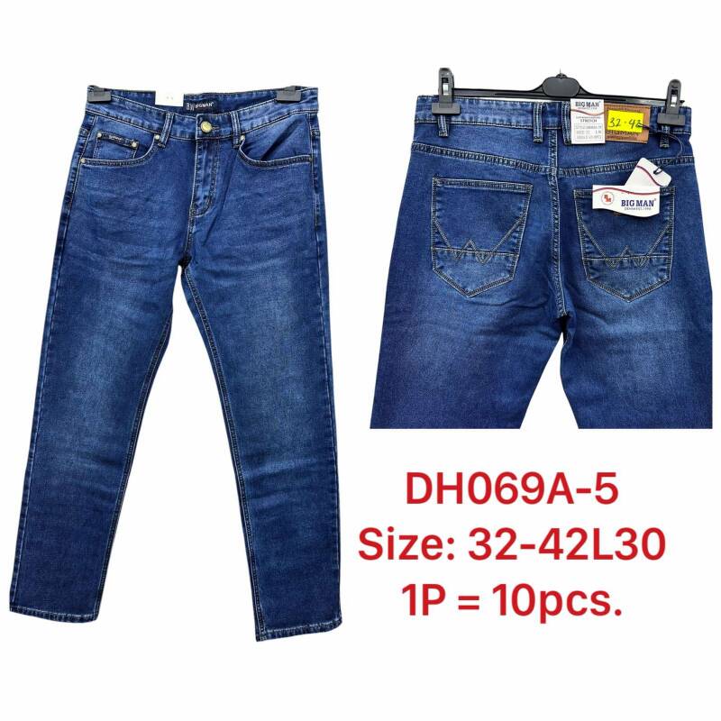 Spodnie jeansy meskie Roz 32-42, 1 Kolor .Paczka 10 szt